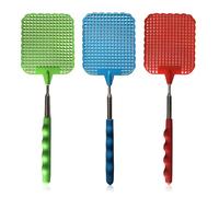 HABNI 3 Pièces Tapetteà Mouche Tapettes À Mouches Extensible Tapetteà Mouche Main Pour Les Mouches Les Moustiques Et Les Insectes