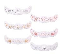 HABNI 6 Pcs Glitter Freckles Tatouages Temporaires À Paillettes Pour Le Visage Les Taches De Rousseur Motif De Morsure Étanches Pour Les Festivals 3 Couleurs