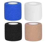 HABNI 8 Rouleaux Bandage Autoadhésif Cohésive Bandage Cohésifs Bande Adhésifs Pansements Sports Bande Auto-Adhésif Elastiques Bandage Pour Doigt Mains Pieds Poignets 2.5Cm X 4.5M