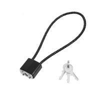 HABNI Cadenas En Corde D'Acier Avec Clés Et Corde En Acier Robuste À Anse Longue Cadenas À Câble Flexible Avec Clés Pour Poubelle À Roulettes Vélo Valise Portail Casier De Gym