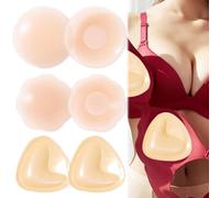 HABNI Coussinets Push Up Coussinets Autocollants Pour Soutien Gorge Effet Push Up Coussinets Adhésifs Réutilisables Pour Soutien Gorge Grande Et Petite Poitrine Coussinets En Silicone Sticky