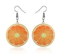 HABNI Orange Boucles D'Oreilles, Boucles D'Oreilles En Forme De Fruits, Bijoux De Carnaval Pour Filles Et Femmes