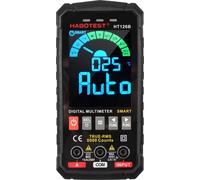 HABOTEST HT126B Smart Digital Multimeter 6000 Counts True RMS Auto-ranging VA Color Screen Electrical Tester Voltmeter Ammeter Temperature Measuring Multifunction AC DC Voltage Current Capacitance Res