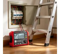 HABOTEST Testeur numérique de fuite de courant RCD, Analyseur de résistance de boucle de terre, Voltmètre AC440V, Test de tension de contact, Rétroéclairage USB HT5910