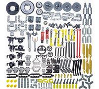 Habow 150pcs Technic-Parts Axle-Pin-Connector Compatible with Major Brands Technic Parts, Chain Steering Suspension Engine Linear Actuator Shock Absorber MOC-Replacement-Pieces