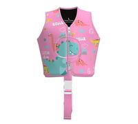 HABOWN Maillot de Bain pour Enfants, Brassard Piscine certifiés TÜV pour Enfants de 2 à 6 Ans, Harnais de Sécurité Réglable, Confortable et Résistant, Adapté aux Piscines(Rose, M)