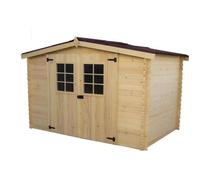 Habrita – Abri madriers massifs al3019.02n 4,59 m² bois naturel