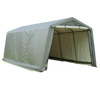 Abri de jardin - HABRITA - Toile renforcée - Toit 2 pentes - Vert - 3,05 x 6,10 m