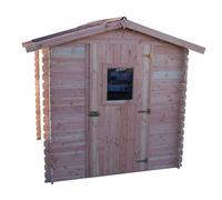 HABRITA Abri emboîté - 20 mm - Avec toiture en plaques ondulées - 4,28 m²