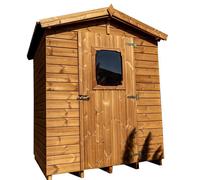 HABRITA-Abri en bois massif THE 190 x 187 x 204 cm livré