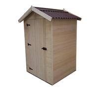 Abri de jardin 2,03m² en bois - Toiture en plaques ondulées