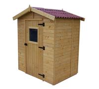 habrita abri en panneaux avec plancher 2.61 m2 bois naturel ed 1612.01