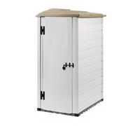 Petit abri de jardin rsine PVC adossable 1,16 m Ep. 22 mm Evo 100.1