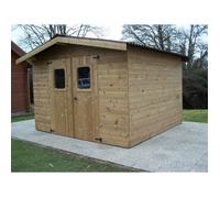 Abri de jardin 10.33m² brun doré the3224.02n