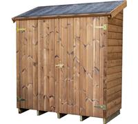 HABRITA-Abri range-tout bois massif THE 175 x 72 x 174 cm livré