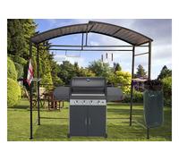 Habrita Carport abri pour barbecue acier galvanisé et époxy 1,5 x 2,5 m - CAR 2415 AC