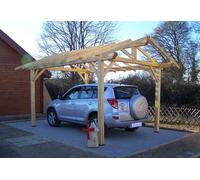 Habrita Carport Bois Double Pente 30° 3x4m - AR 3040 ST