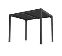 Habrita Foresta Pergola bioclimatique Aluminium - 7,20 m2 - Toit en Lames Mobiles - Anthracite