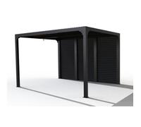 Pergola bioclimatique 10.8m² gris anthracite per36v30bi