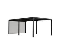 HABRITA - Pergola bioclimatique ALUMINIUM XXL - gris