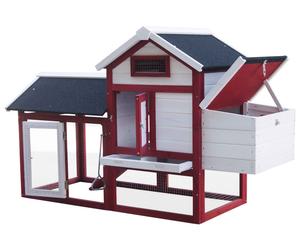 Habrita Poulailler Bicolore Standard Bi-corps Couvert 2-3 Poules PO1562