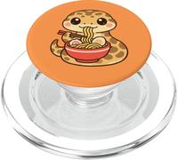 Habu Serpent Mangeant Ramen Nouilles Kawaii Mignon Drôle PopSockets PopGrip pour MagSafe