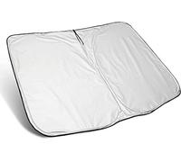 HABURN Voiture Parapluie Pare-Soleil Pliable Protection Solaire Parapluie pour Peugeot 208 I 2015-2019 (Facelift 2015), Bloque UV Pare-Brise Avant Intérieur Visière,Silver