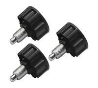 HABVPU 3 Pièces Bouton de Traction M16, Goupille de Réglage à Ressort en Acier Inoxydable, Pièces de Rechange pour Vélo d'Exercice Couché, Banc de Musculation et Équipement de Fitness