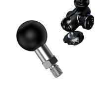 HABVPU Adaptateur Boule de Montage 1 Pouce M8 x 1.25, Base de Fixation en Alliage, Support Téléphone et GPS pour Moto, Vélo, Scooter, VTT - 1 Pièce