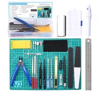 Habwea 26 Pièces Outils de Modélisme Gundam kit Outils Maquette Construction Modèle de Base Réparation et Fixation