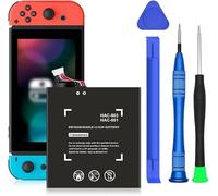 Batterie Li-ion 4800 mAh - HUAENG - Nintendo Switch - Rechargeable - Kit d'outils inclus - 1 an garantie