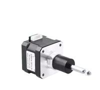 HACBOPDC 1 pièces 28/42/57/86 Petit Moteur Pas à Pas à vis à Fixe Tige de poussée linéaire vérin électrique télescopique(42HF34,40)