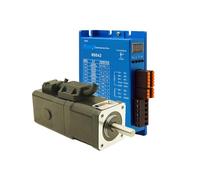 HACBOPDC Moteur Pas à Pas à Boucle fermée avec Frein de 0,6 Nm Diamètre de l'arbre 5,0 Plus Pilote HSE42 Kit servo Facile