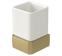 Haceka Aline Porte-verre aluminium Or brossé 1208677
