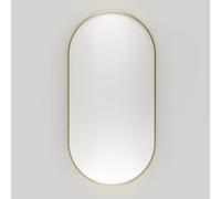 Haceka Deco miroir - 80x40cm - ovale - or brossé 2015967