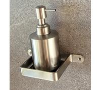 Haceka IXI Distributeur De Savon Avec Support (415117) 100% Acier Inoxydable