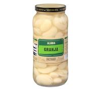 Hacendado Alubia Granja, Haricots Blancs en Conserve, Sans Gluten, 570g, Pack de 6 Bocaux, Conservation à Température Ambiante