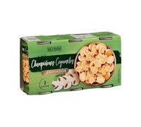 Hacendado Champignons de Paris Émincés, Blanc Crème, 3 Boîtes de 150g (85g Net Égoutté), Lot de 3, Sans Conservateurs Artificiels