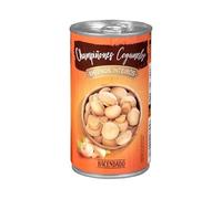 Hacendado Champignons de Paris Entiers, Bocal en Verre, 355g (180g Égoutté), Lot de 3, Blanc Crème, Sans Conservateurs Artificiels