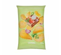 Hacendado Chips Ondulées Saveur Barbecue, Maïs Frit Croustillant, 150g, Paquet de 8, Sachet