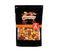 Hacendado Cocktail Crunchy Saveurs, Mélange de Cornichons et Légumes Marinés, 200g, Lot de 6