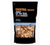 Hacendado Cocktail de Fruits Secs et Légumineuses Grillés Sans Sel Ajouté, Mélange de Cacahuètes, Amandes, Noix de Cajou et Macadamia, 200g PACK 3, Sans Gluten