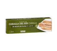 Hacendado Filets de Maquereau du Sud à l'Huile d'Olive, Désossés Sans Peau, 6 Packs de 2 Boîtes de 120g (85g Net Égoutté)