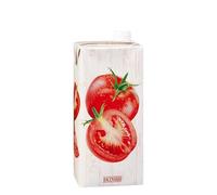 Hacendado Jus de Tomate en Brique, Pack de 6 x 1L, Sans Sucres Ajoutés, Conservation Ambiante, Format Tetra Pak, Origine Espagne