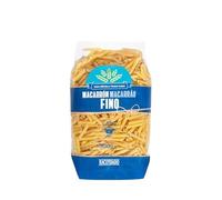 Hacendado Macaroni Fin, Pâtes Alimentaires de Qualité Supérieure, 500g, Nature, Format Fideos pack 4 unites