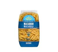 Hacendado Macaroni Pâtes Alimentaires de Qualité Supérieure, Nature, 500g, Format Fideos, Temps de Cuisson 8-10 Minutes pack 4 unites