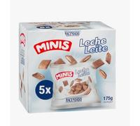 Hacendado Minis Céréales au Chocolat Fourrées au Lait, Pack de 6, 175g, Sans Gluten, Extrudées de Riz, Blé et Avoine