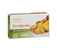 Hacendado Moules en Escabèche, Moyennes 8-12 Pièces, Boîte 111g, Lot de 6, Poids Net Égoutté 69g