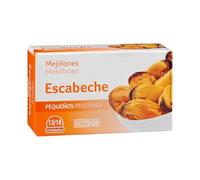 Hacendado Moules en Escabèche, Petites (13-18 Pièces), Boîte 111g (69g Net Égoutté), Lot de 6