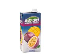 Hacendado Nectar de Fruits de la Passion, Mangue, Raisin et Pomme, Pack de 6 Briques, 1L Chacune, Sans Sucres Ajoutés, Conservation Ambiante